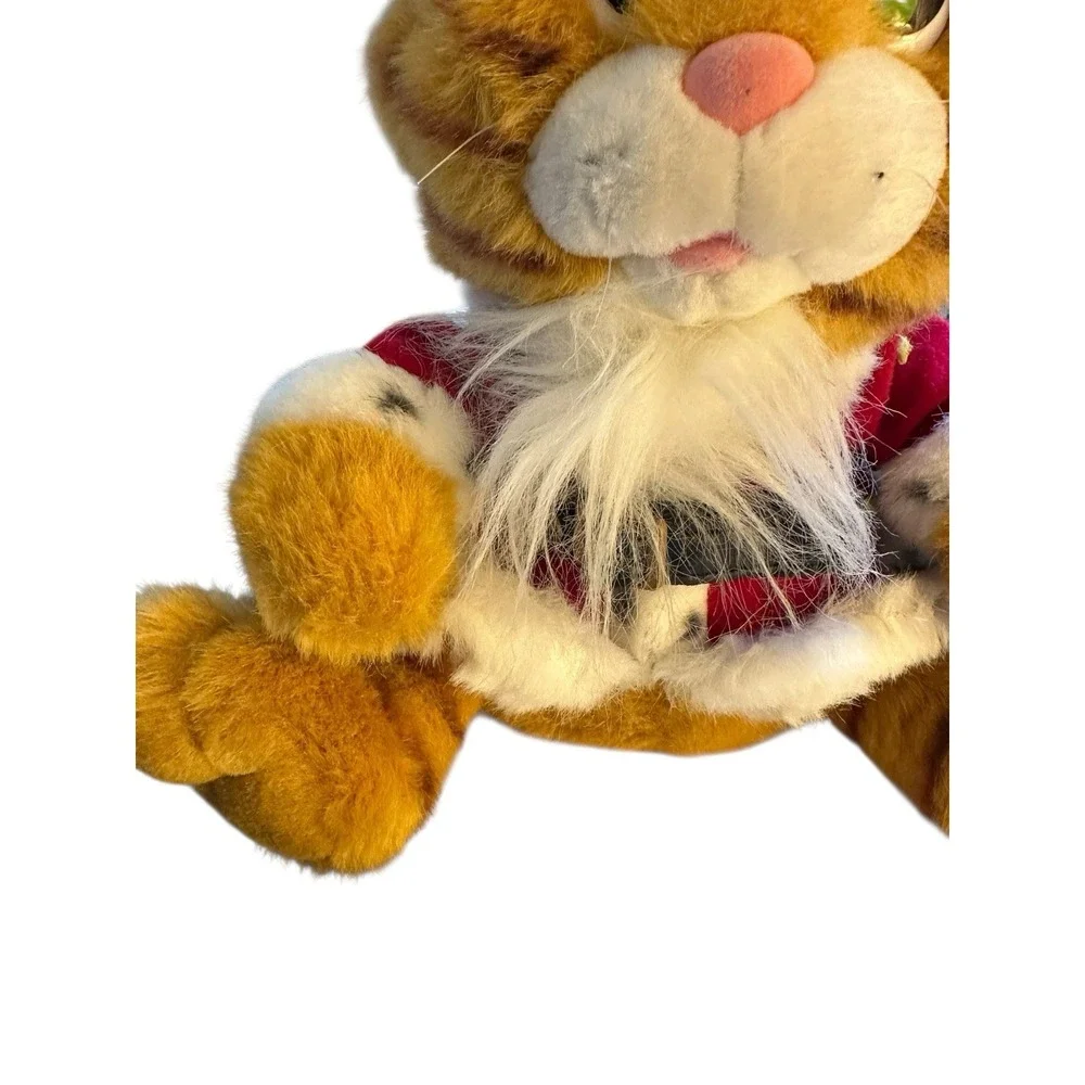 House Of Lloyd Musical‎ Christmas Kitty Plush Orange Tabby Cat 12